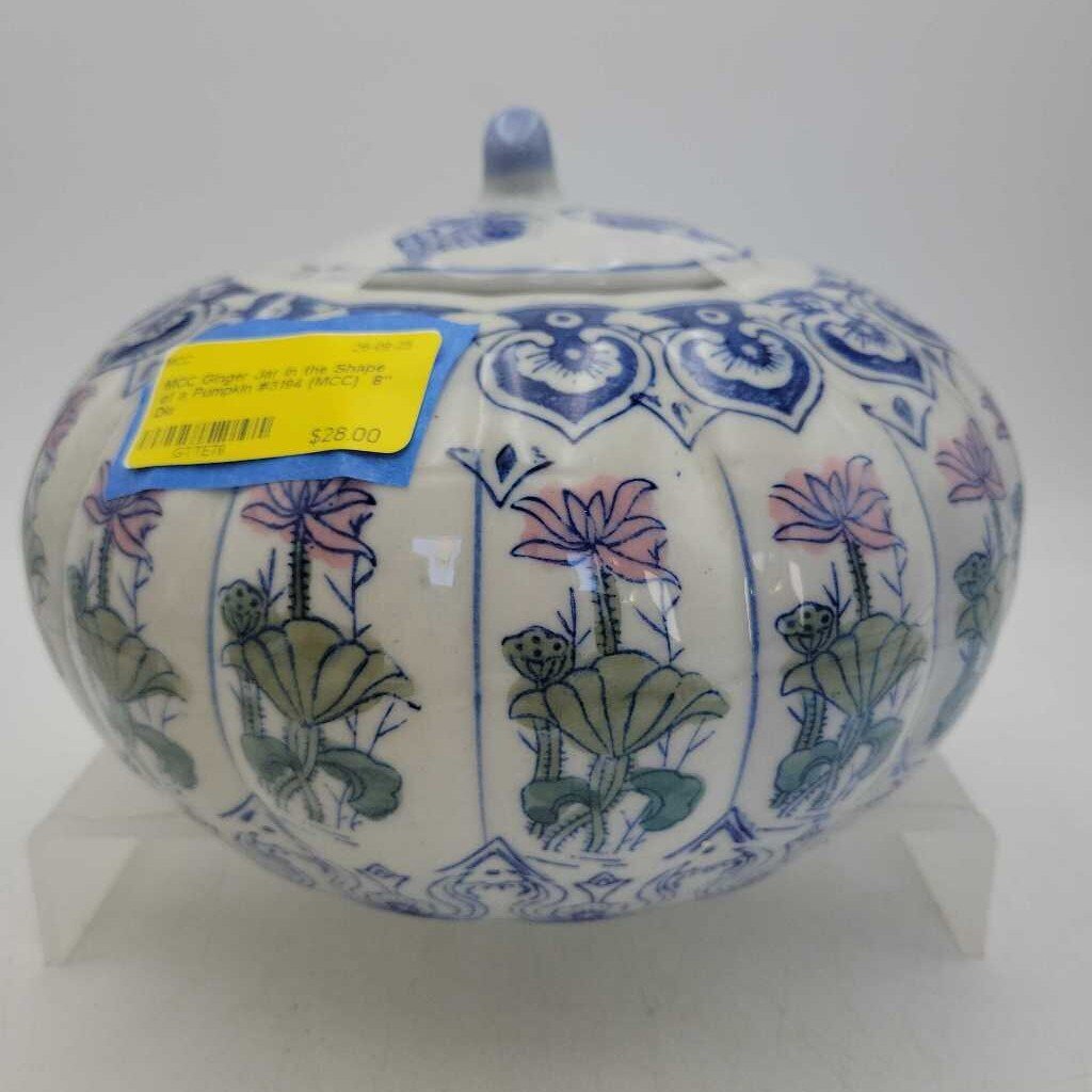 Ginger Jar in the Shape of a Pumpkin #3194 (MCC)