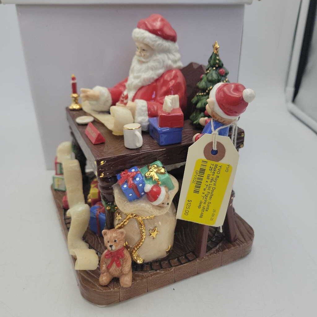 Royal Doulton Santa Makes His List Figurine HN5468