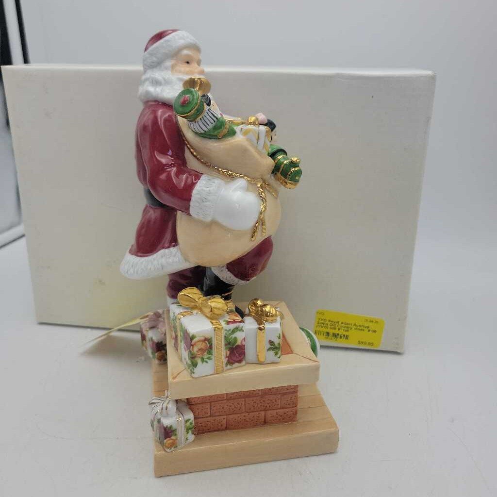 Royal Albert Rooftop Santa Old Country roses #105 (YVO) 609