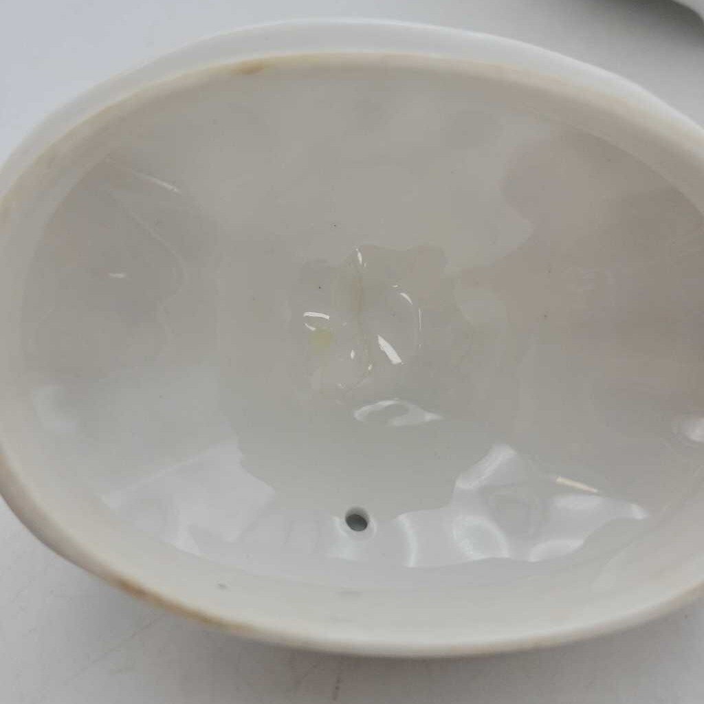 Hammersley Victorian Violet's teapot repaired lid #353