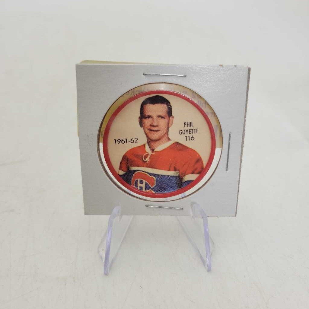 61 62 Shirriff Hockey Coin Phil Goyette # 116 Montreal Canadiens (JAS)