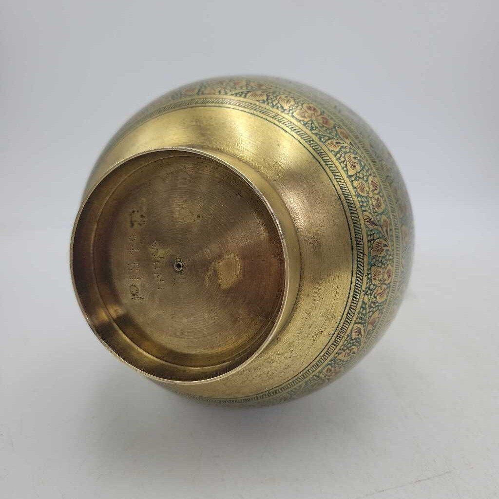 Large Detailed Brass Vase (M2) #21