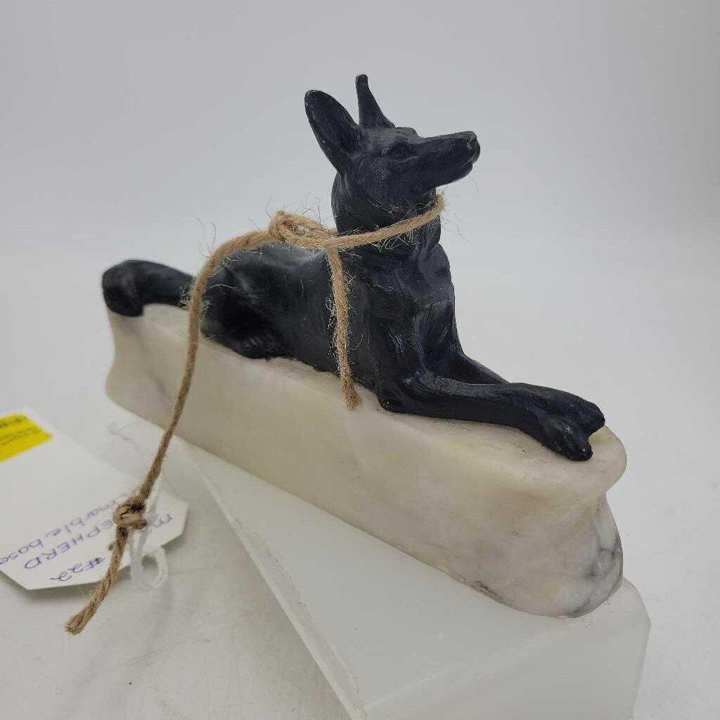 Shepard Sculpture on marble base (M2) #22