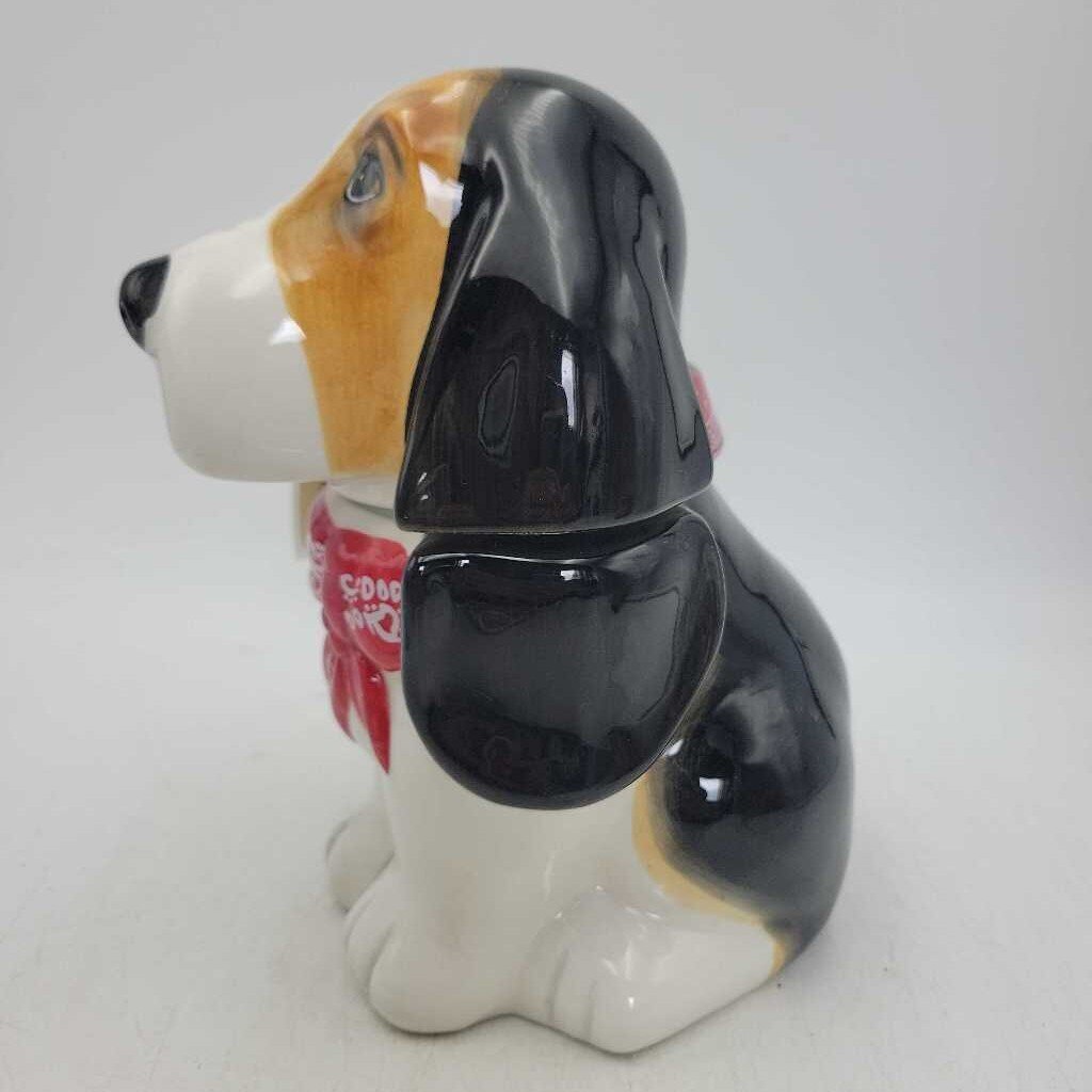 Pioneer Woman Cookie bisquit candy Bassit Hound dog jar (TRE)