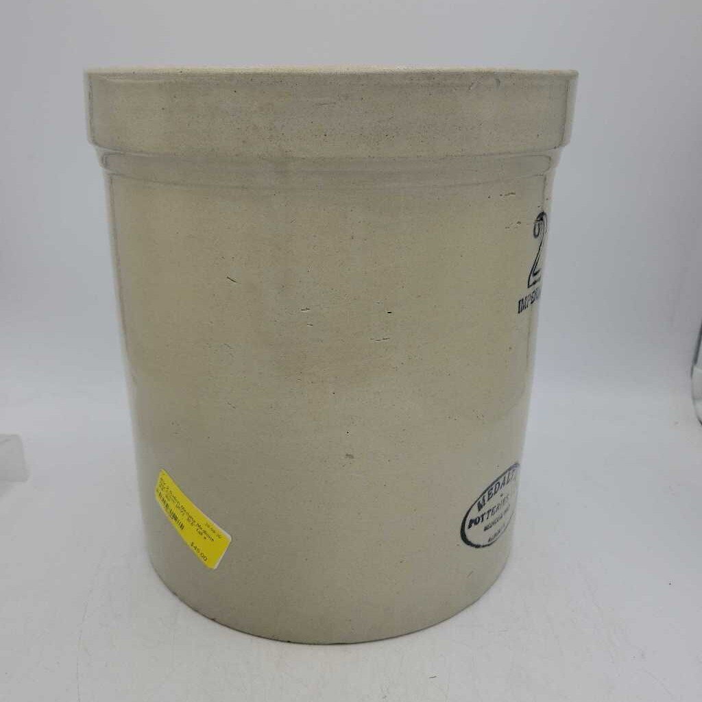 2 Gallon Medalta Medicine Hat Crock (RV)