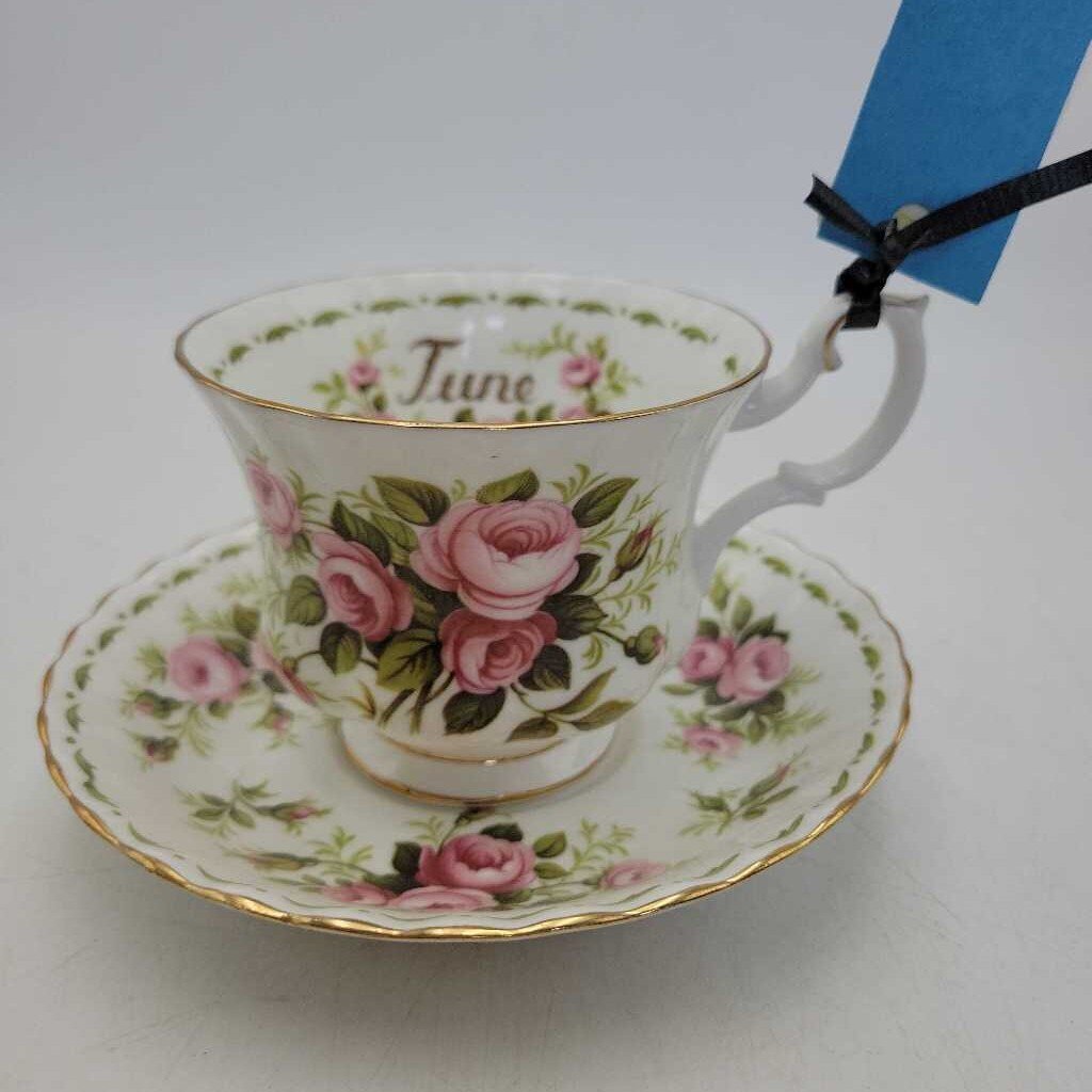 Royal Albert, June tea cup and saucer (KEN)