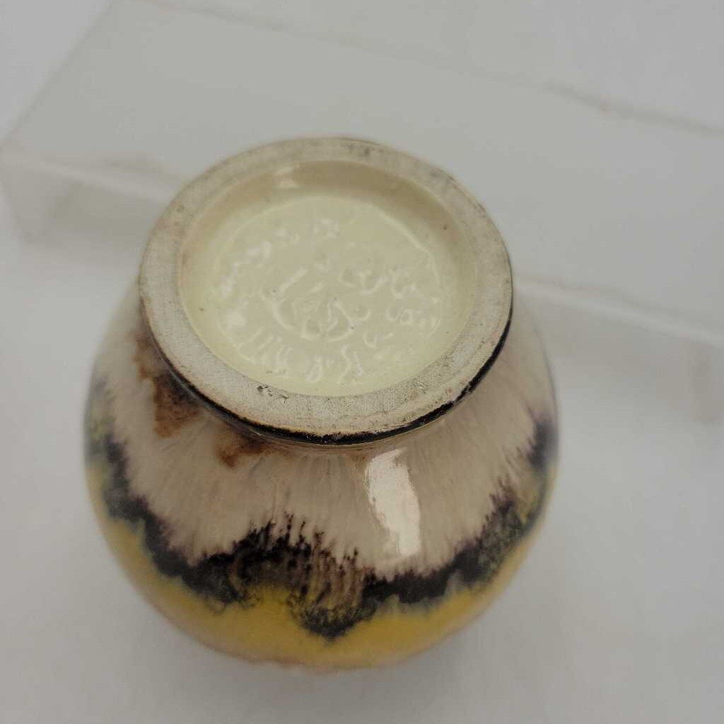 2 tone small West German vase (WR)