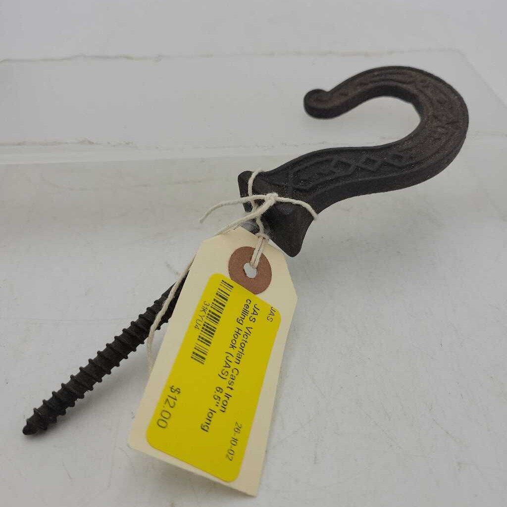 Victorian Cast Iron ceiling Hook (JAS)