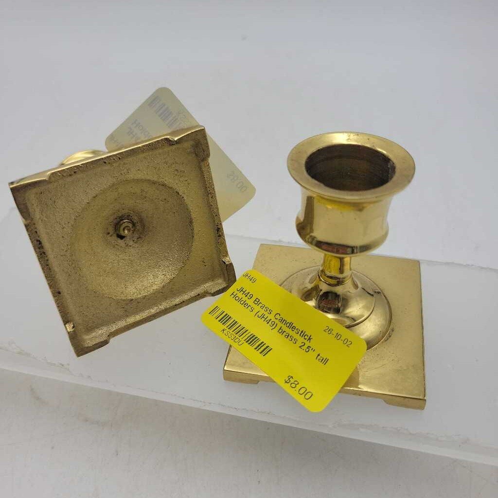 Brass Candlestick Holders (JH49)
