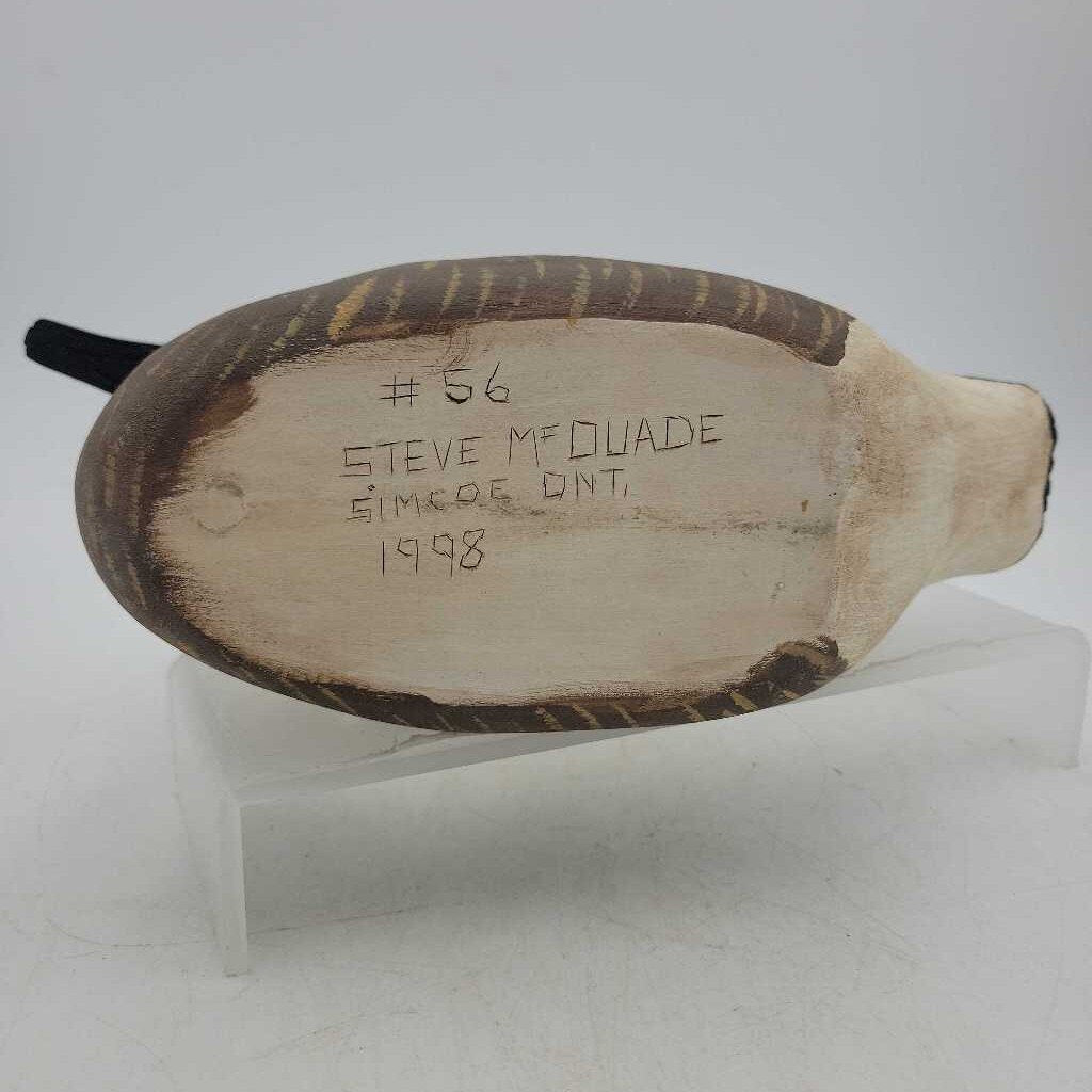 Hand Carver Signed Decoy (JH49)
