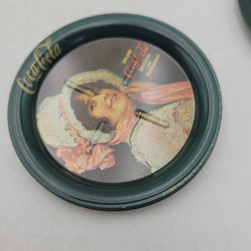 Set of 4 Coke Tin Coasters (JAS)