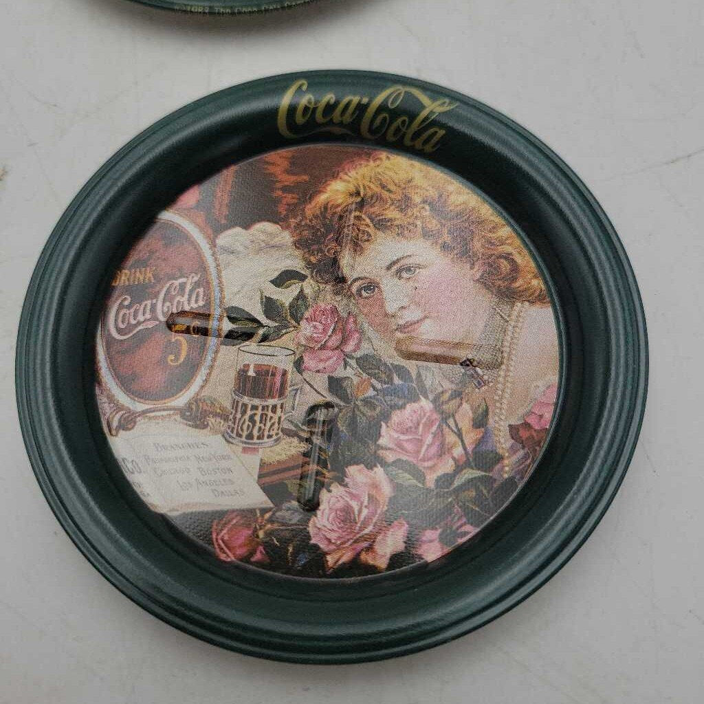 Set of 4 Coke Tin Coasters (JAS)