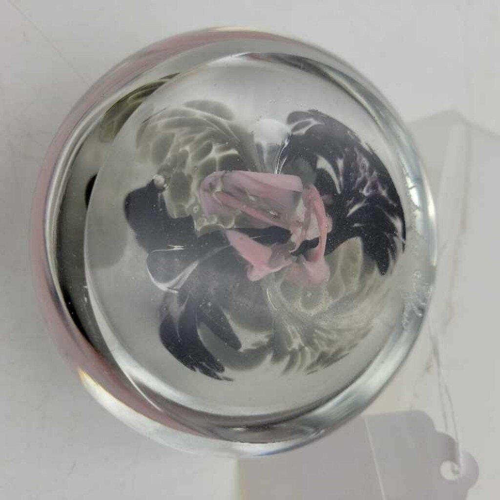 Art glass Paperweight - Signed (DEB)