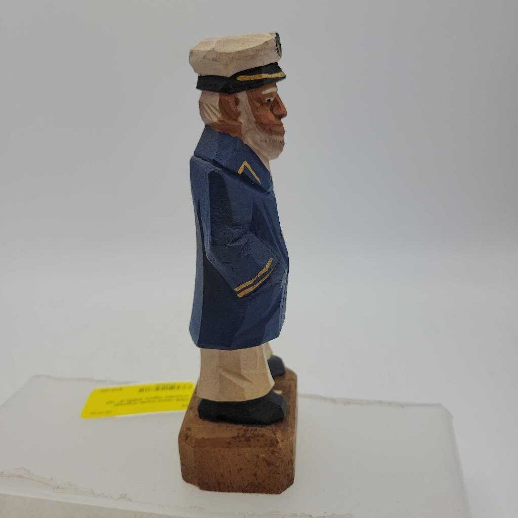 Hand made Captain wooden figure (DEB)
