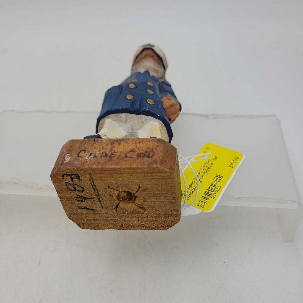 Hand made Captain wooden figure (DEB)