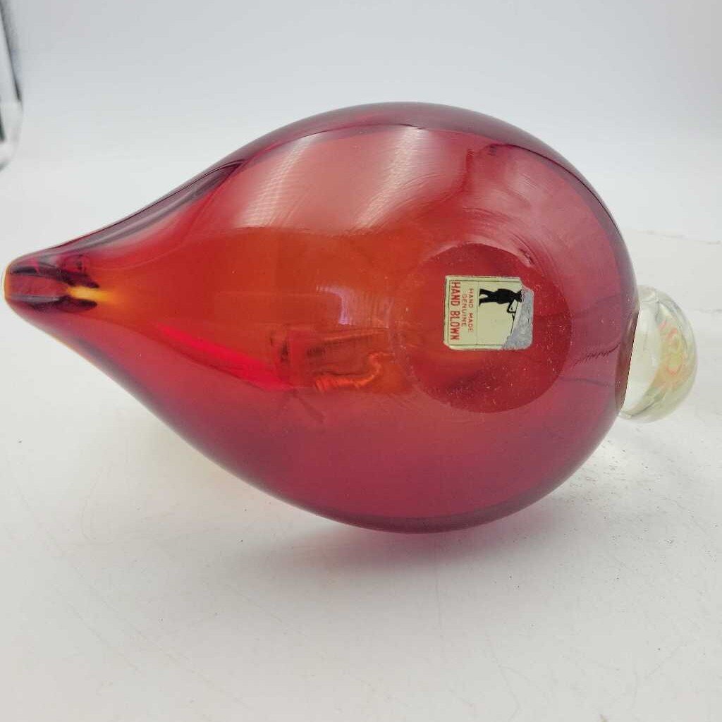 Art Glass swan dish (KAR)