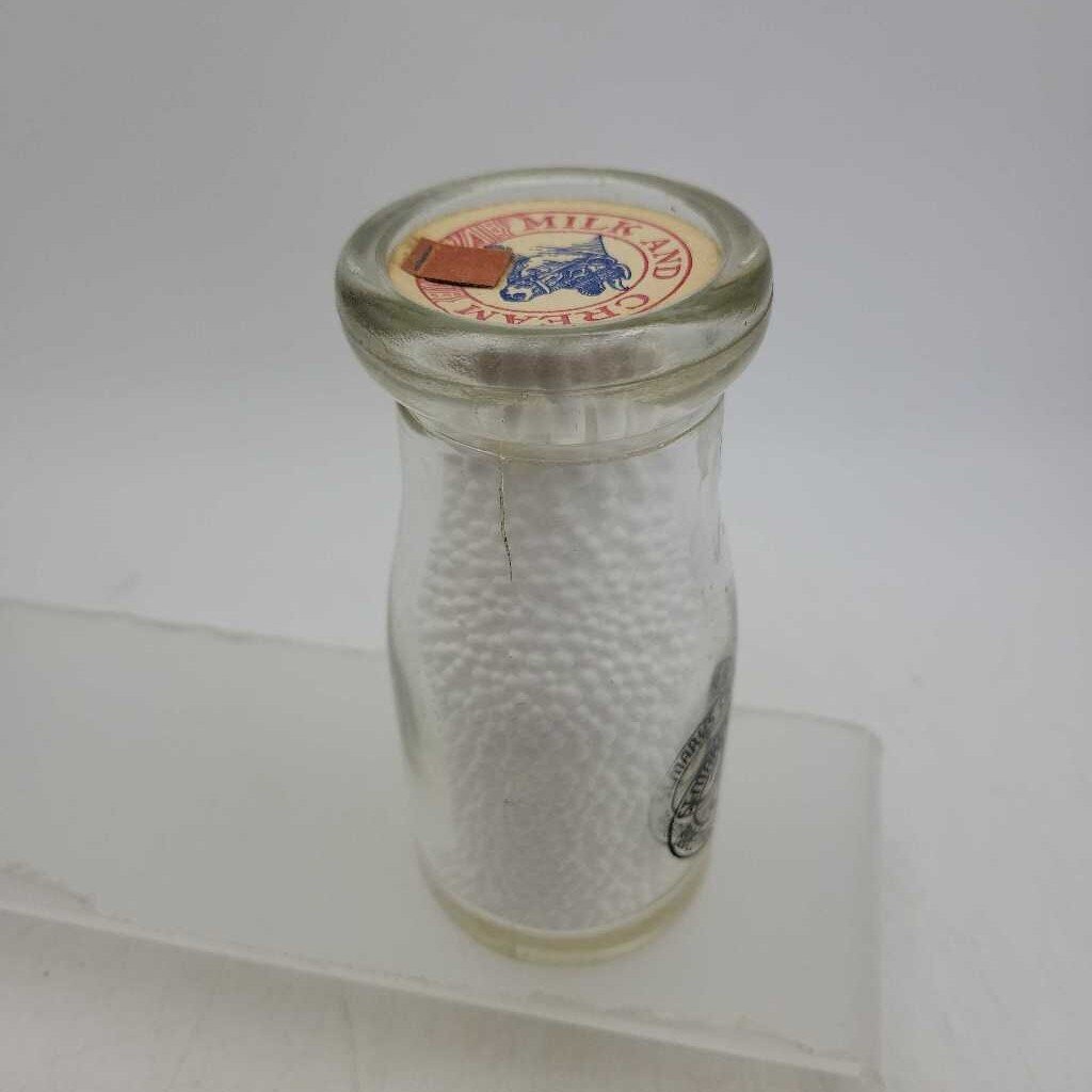 5c St. Marys Ontario milk bottle 1/4 pint (JAS)
