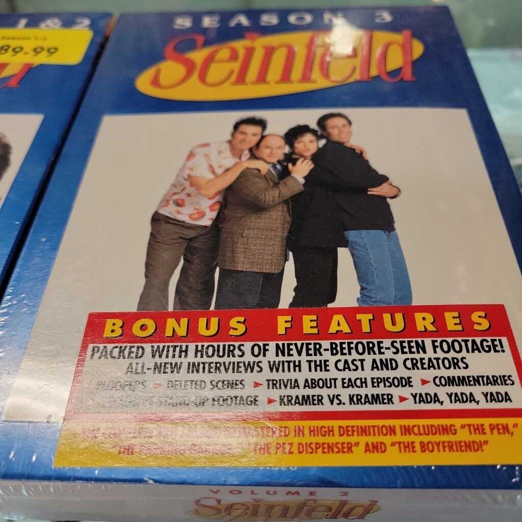 Seinfeld Season 1 / 2 /3 8 DVD Sealed (JAS)