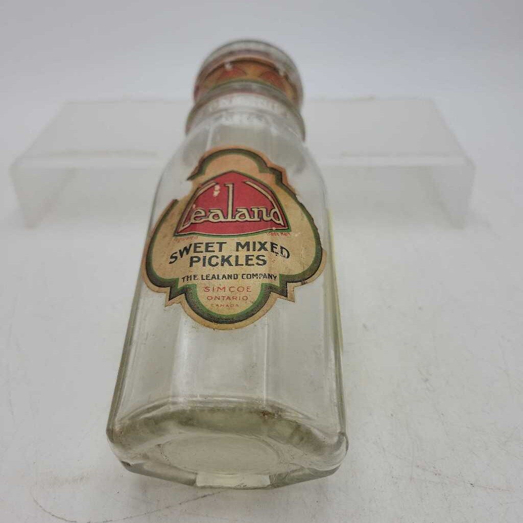 Lealand Sweet Mixed Pickles Simcoe bottle (JAS)