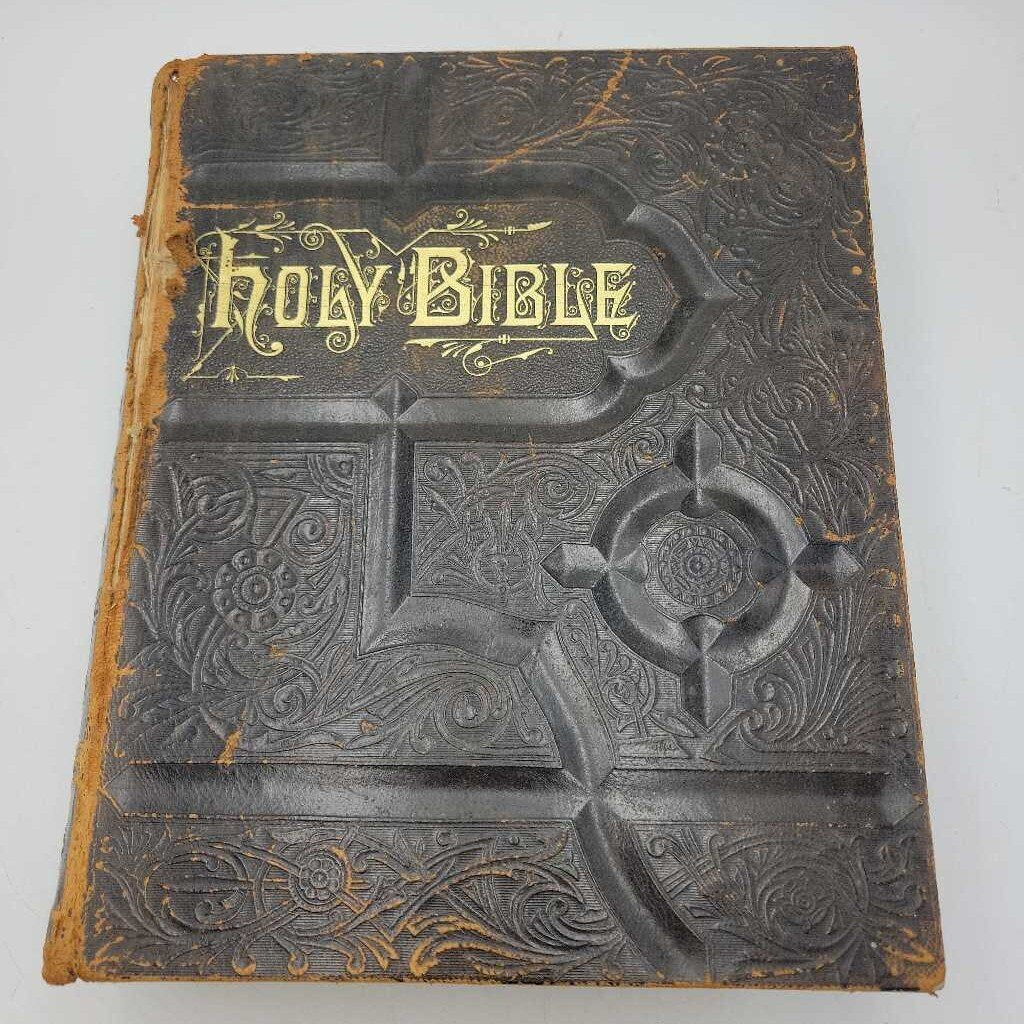 Antique Holy Bible (DEB) Bradley and Garretson Brantford