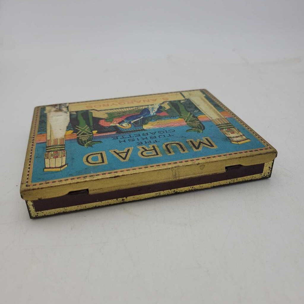Murad S Anargyros Cigarette Tin Rare (JEF) Flat 50