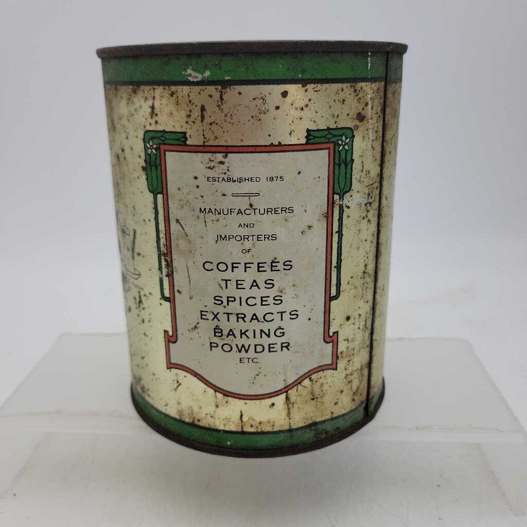 Wedding Breakfast pool Coffee Tin Pail Vancouver Canada Rare (JEF)