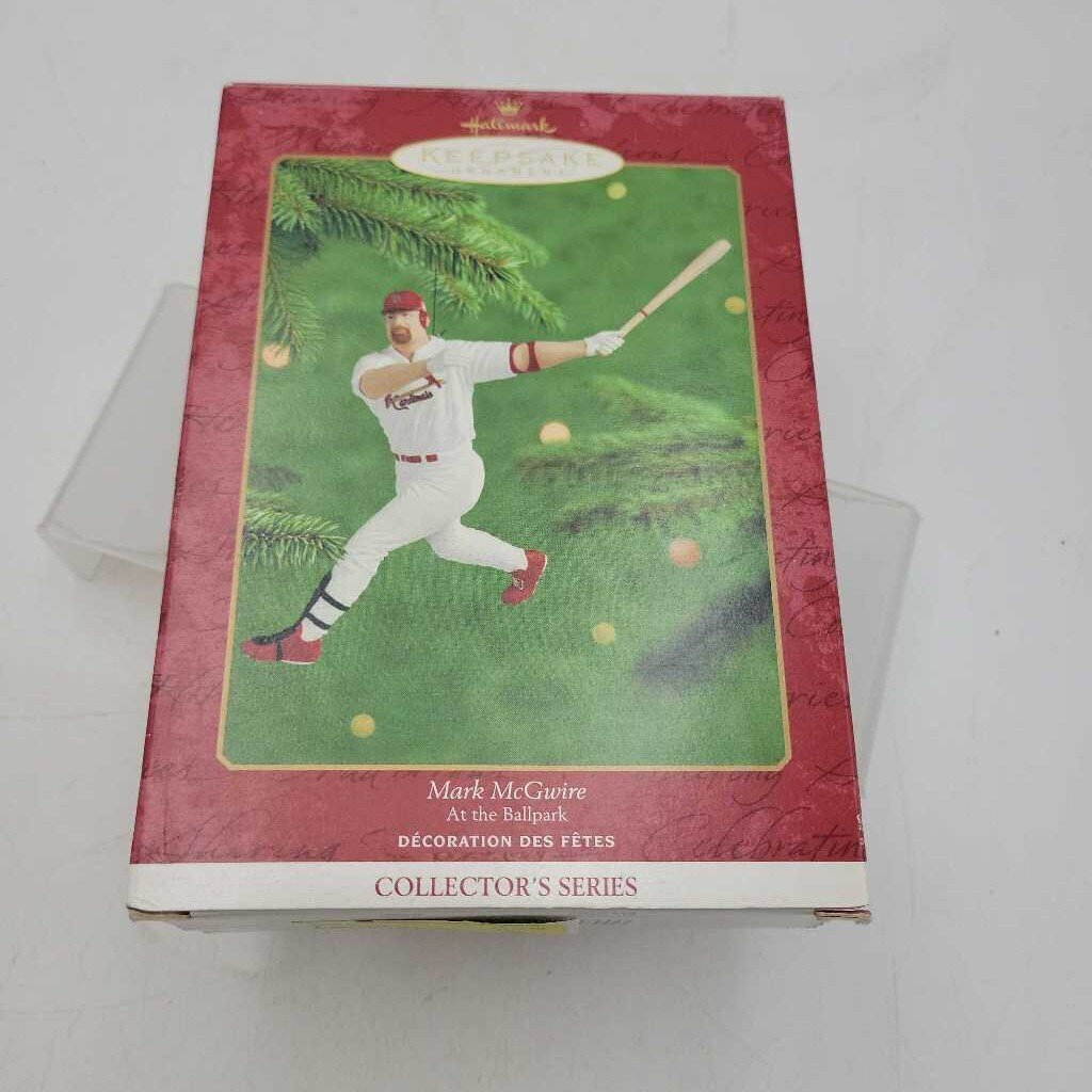 baseball ornament Mark McGuire MLB (JAS)