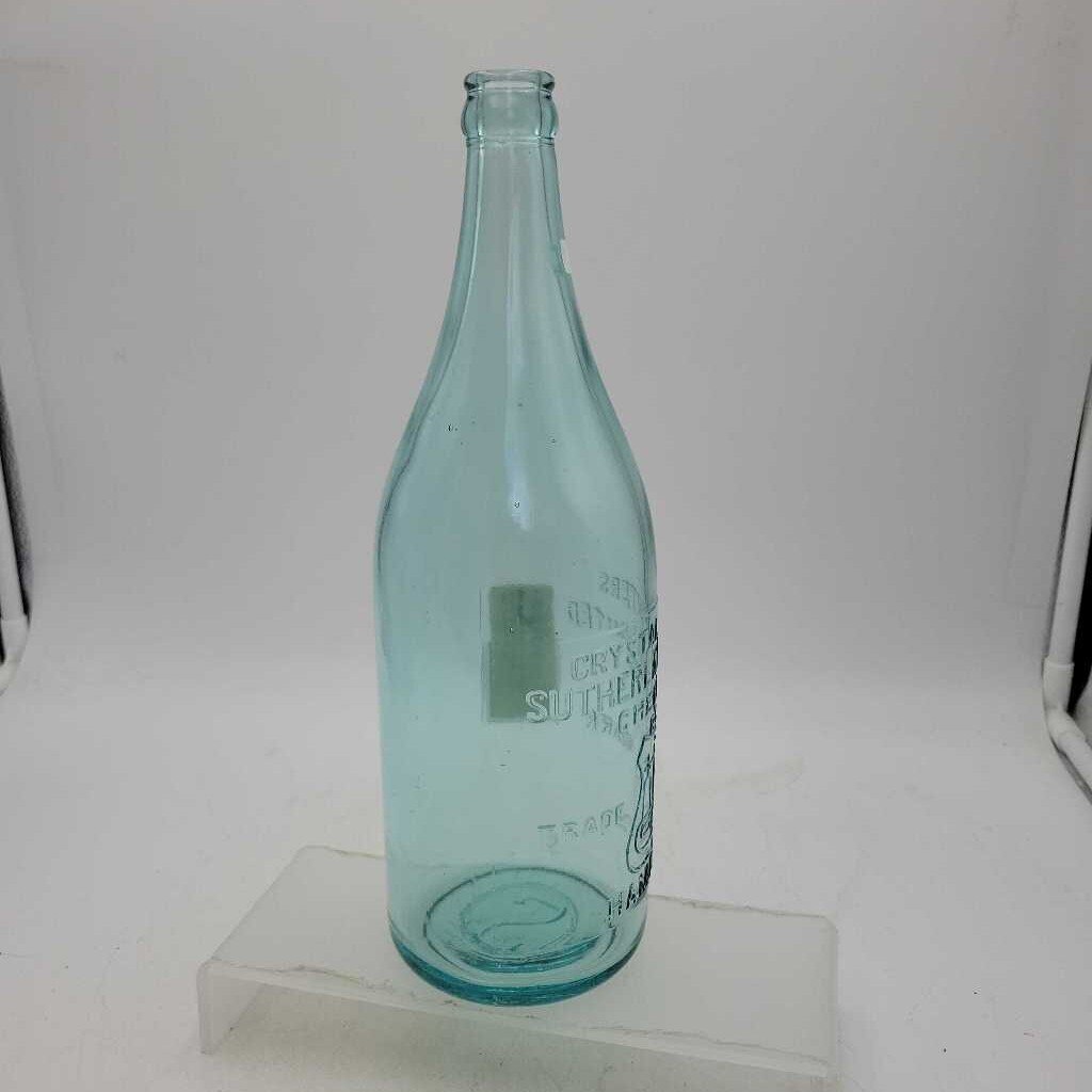 crystal water Sutherland's Ltd Quart Hamilton bottle (JAS)