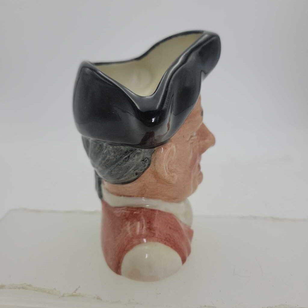Royal Doulton Small Character Toby Jug D6577 Gaoler Williamsburg Collection (JAS)
