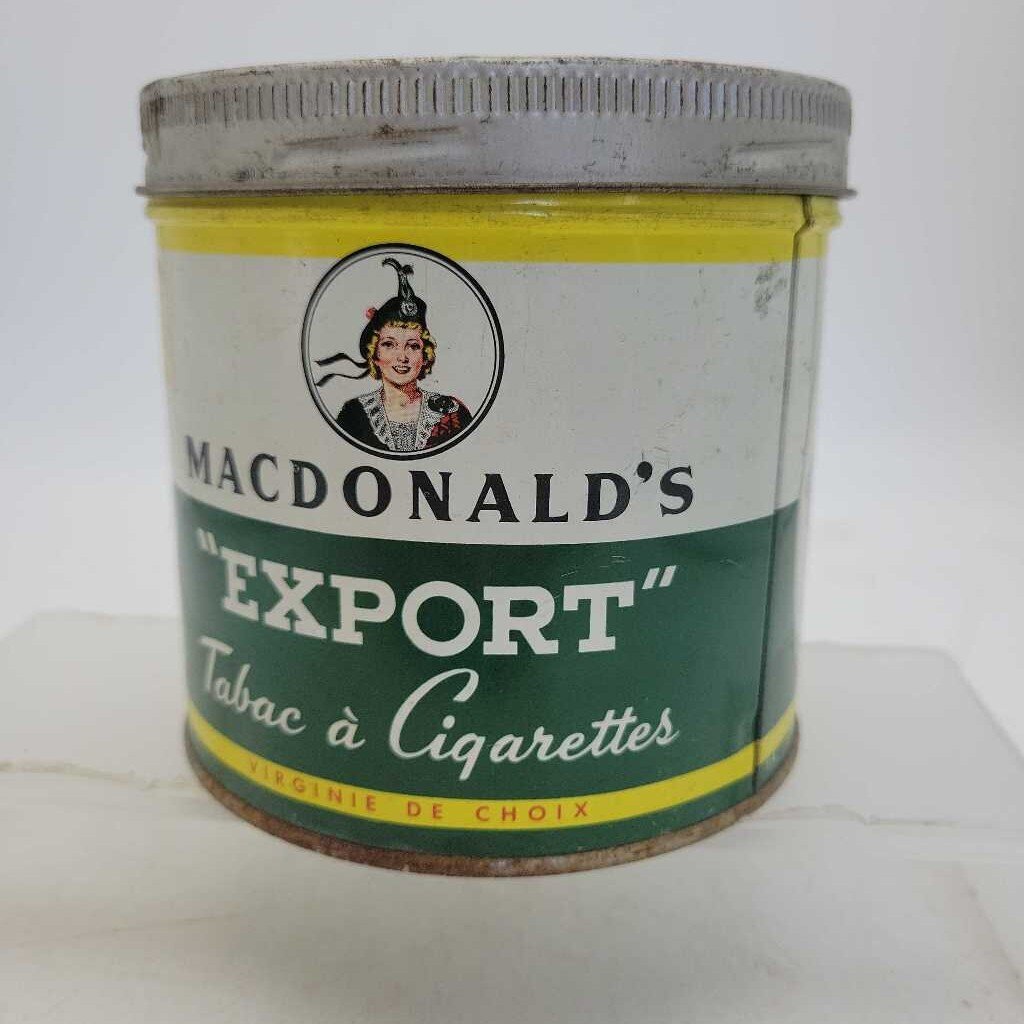 Macdonald's Export Cigarette Tin (JAS)