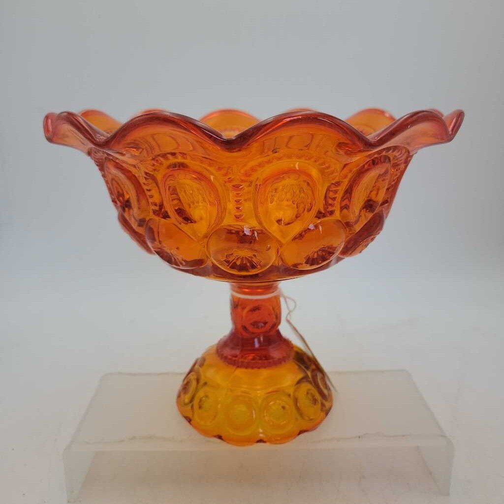 Art Glass Pedestal Bowl (DEB)