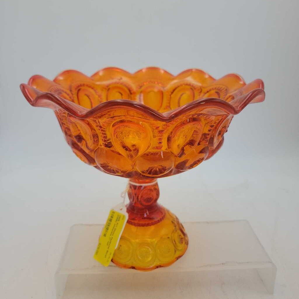 Art Glass Pedestal Bowl (DEB)