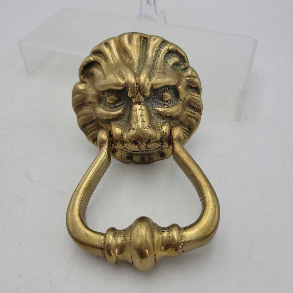 Lion Door Knocker brass (US2)