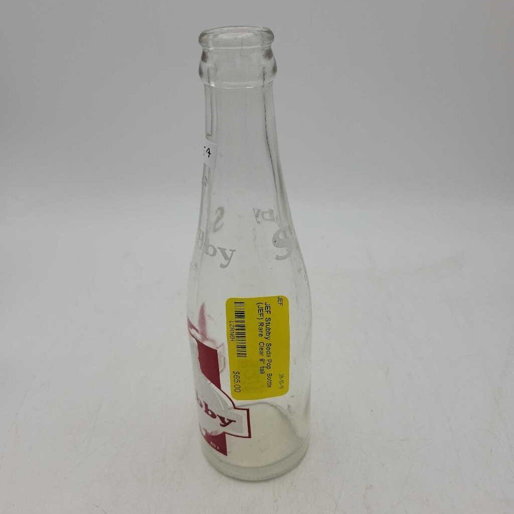 Stubby Soda Pop Bottle (JEF) Rare