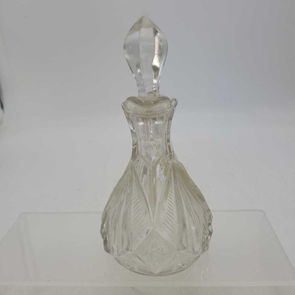 Early Glass cruet complete with stopper (JAS)