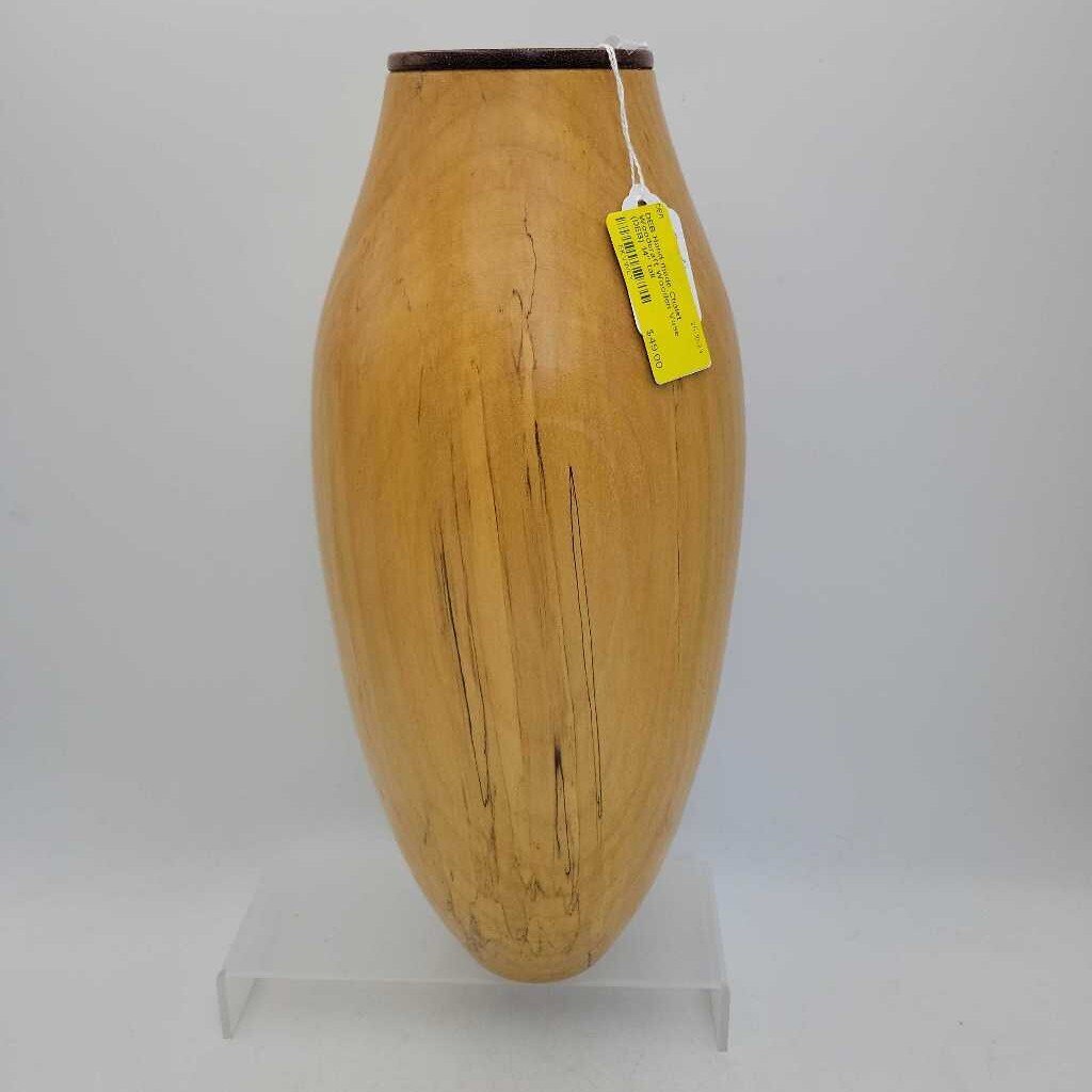 Hand made Chalet Woodcraft Wooden Vase (DEB)