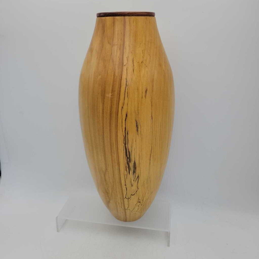 Hand made Chalet Woodcraft Wooden Vase (DEB)