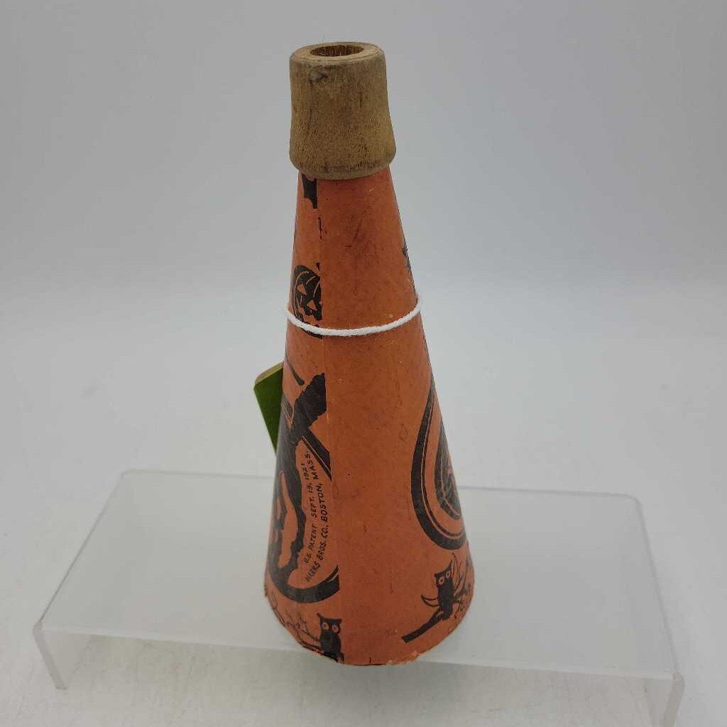 Antique Halloween Horn Marks Bros Boston Mass Sept 1921 (JH49)