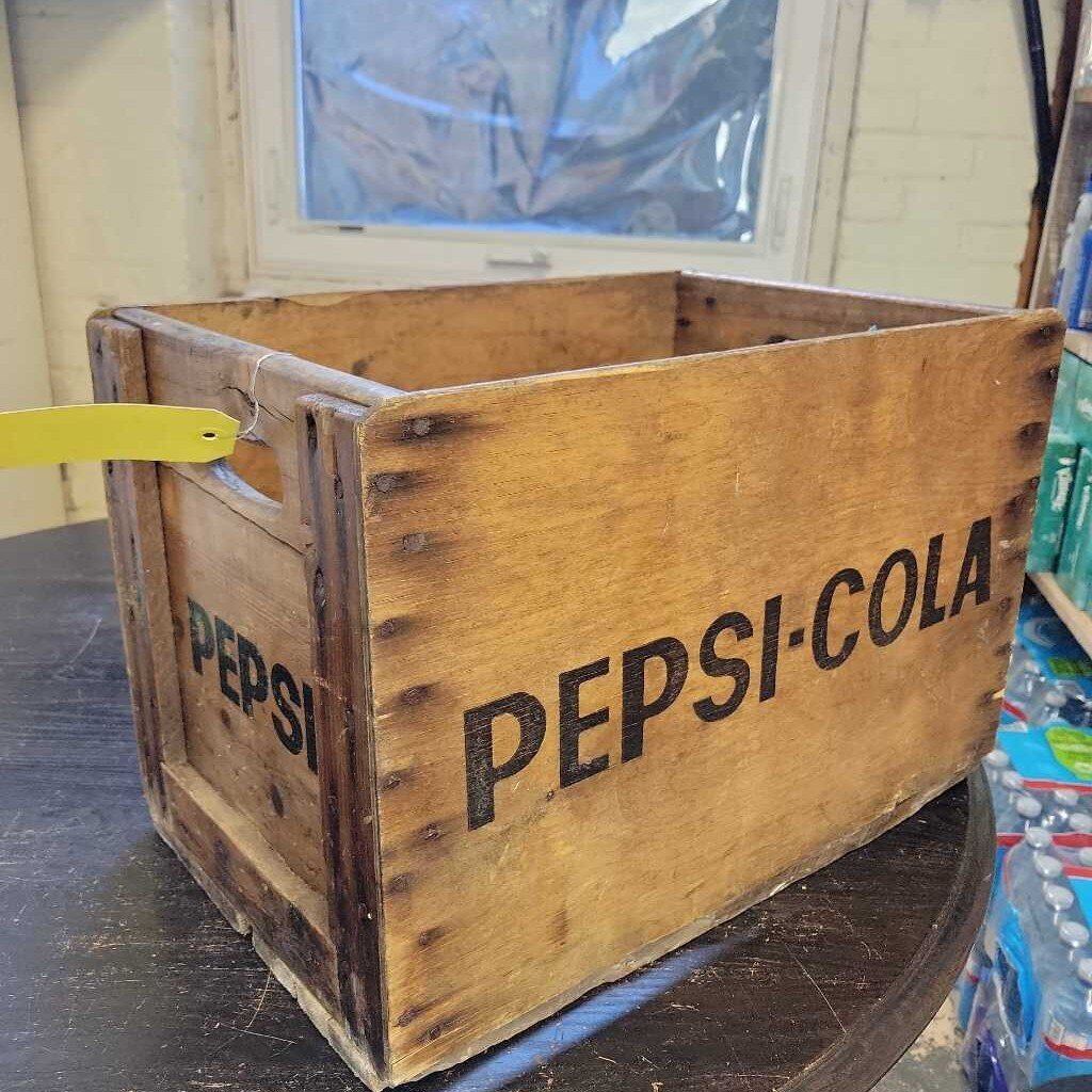 Pepsi Wooden Crate 1972 (JAS)