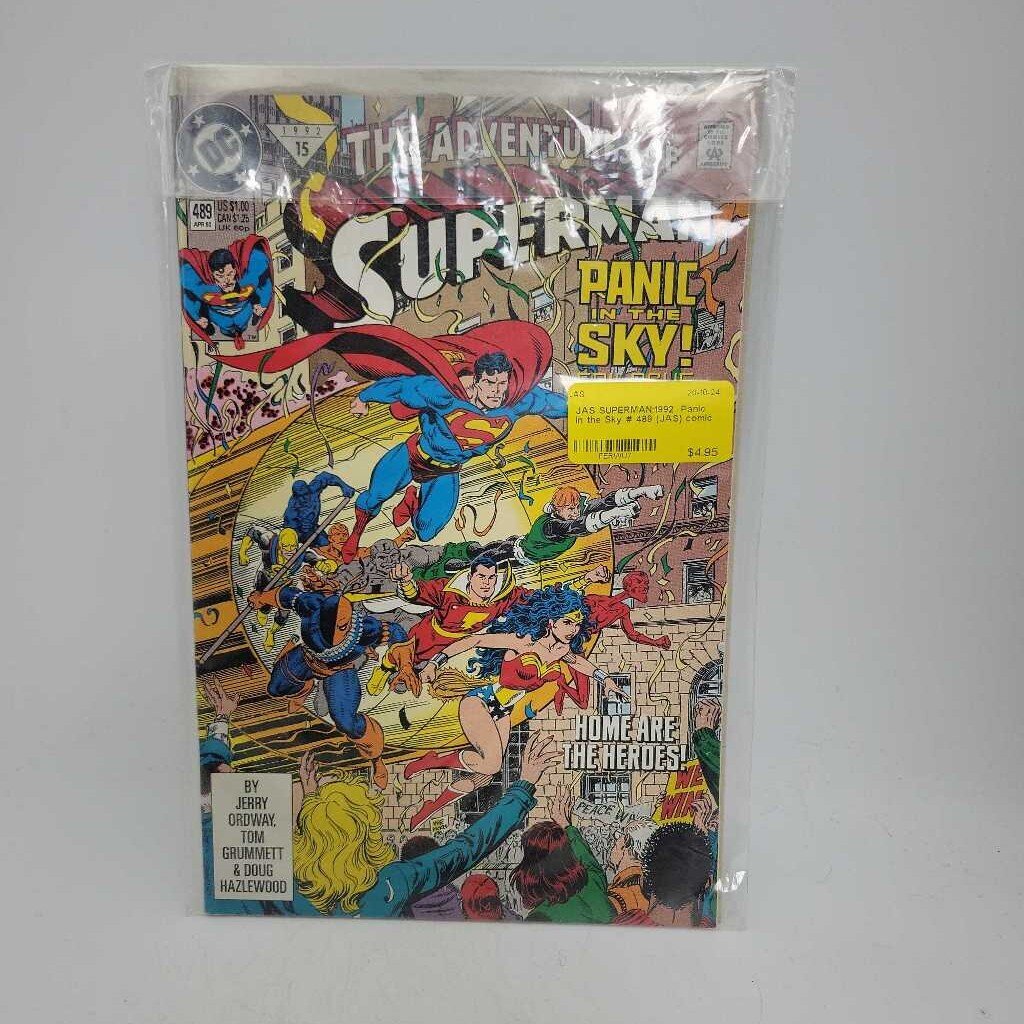SUPERMAN:1992 Panic in the Sky # 489 (JAS) comic