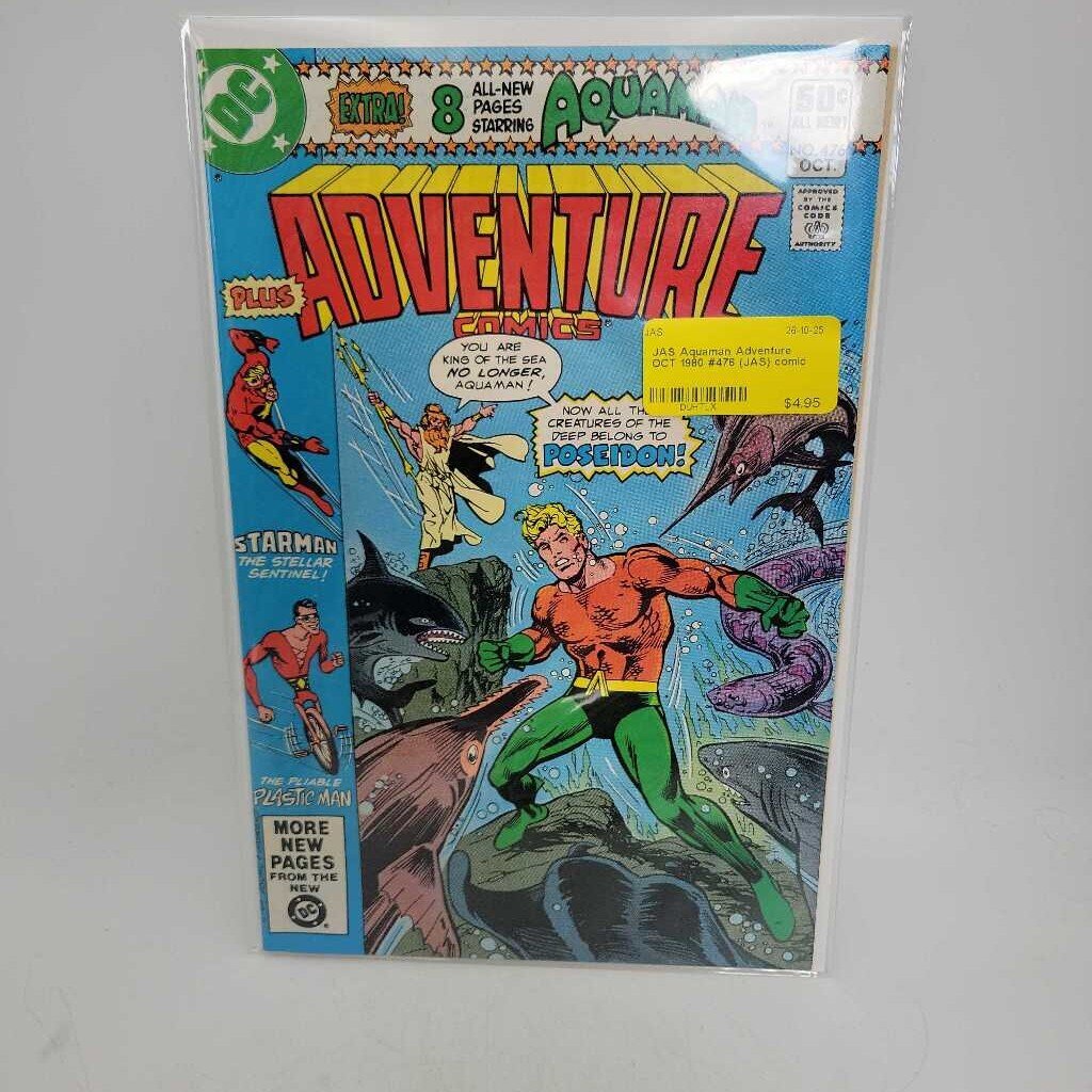Aquaman Adventure OCT 1980 #476 (JAS) comic