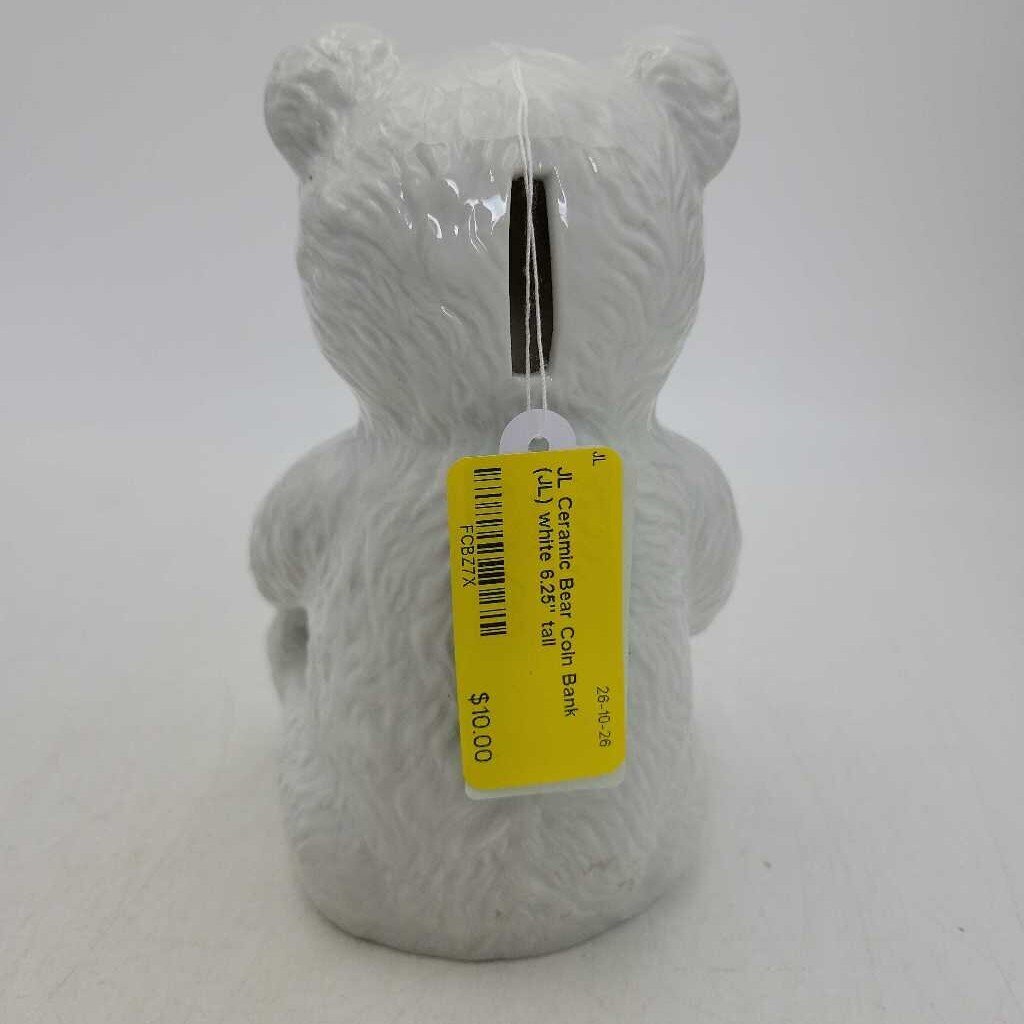 Ceramic Bear Coin Bank (JL)