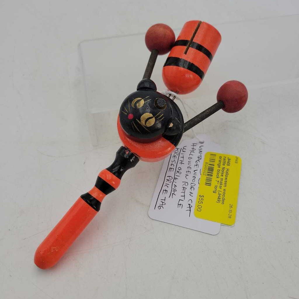 Halloween wooden rattle Noise maker (JH49)