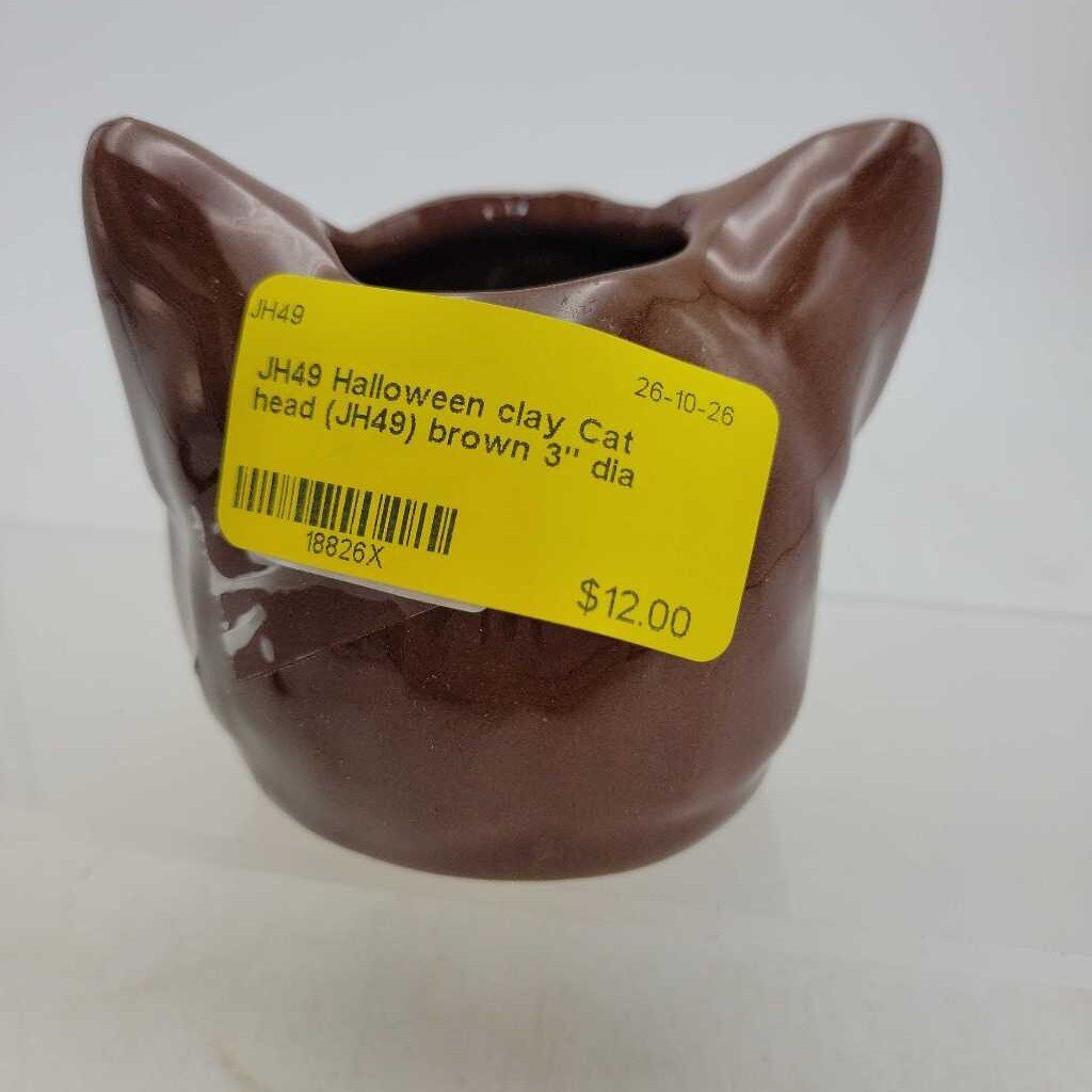 Halloween clay Cat head (JH49)