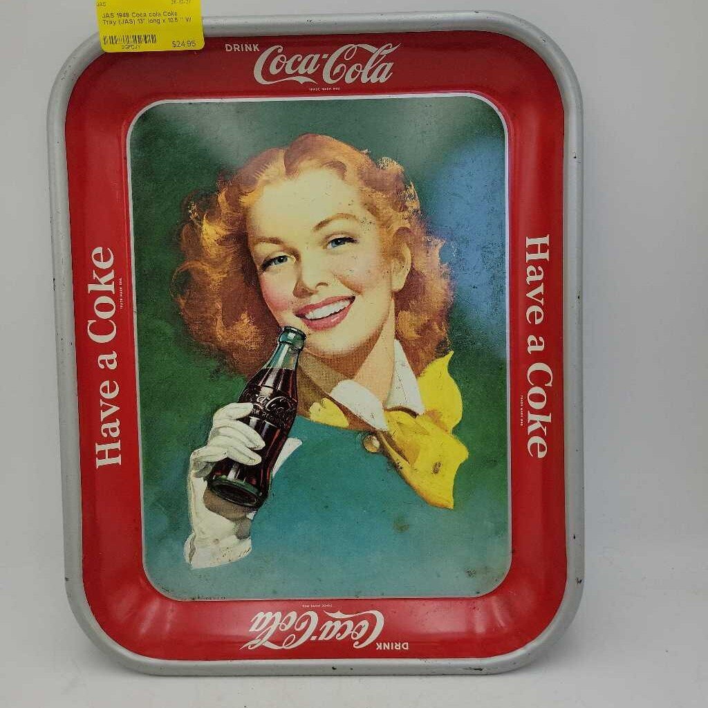 1948 Coca cola Coke Tray (JAS)
