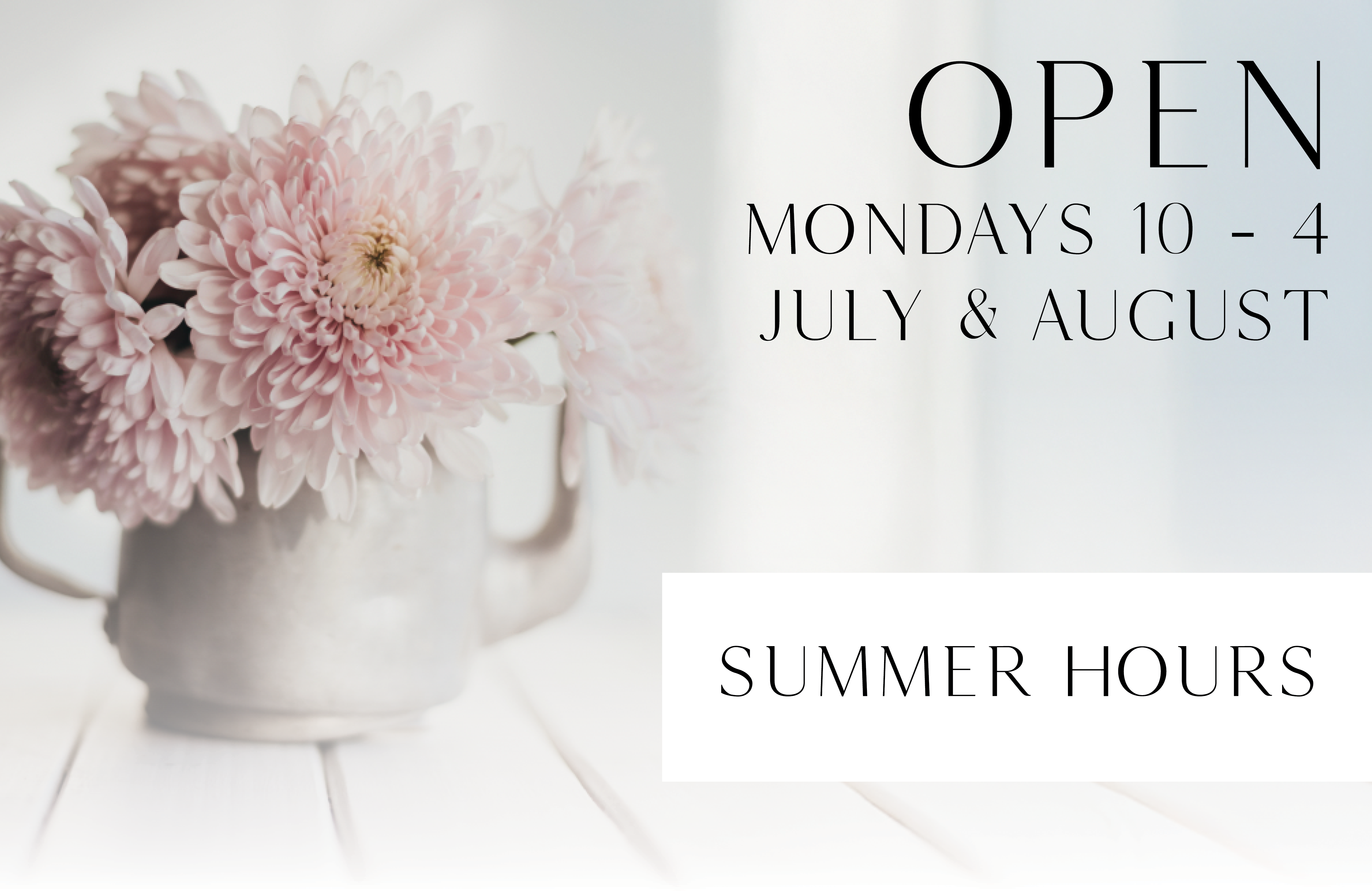 Mondays 10 - 4