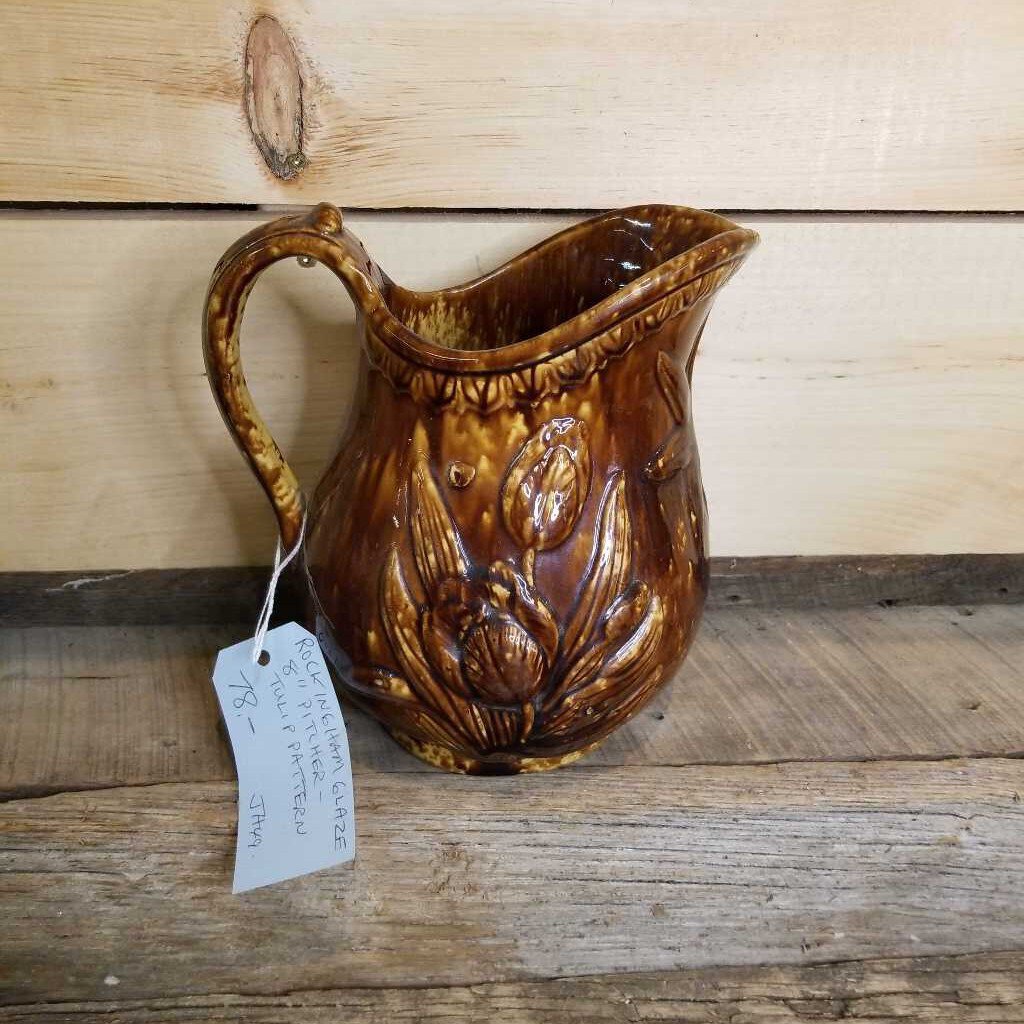 Rockingham Glaze pitcher