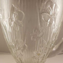 Iris Pattern Glass Pitcher