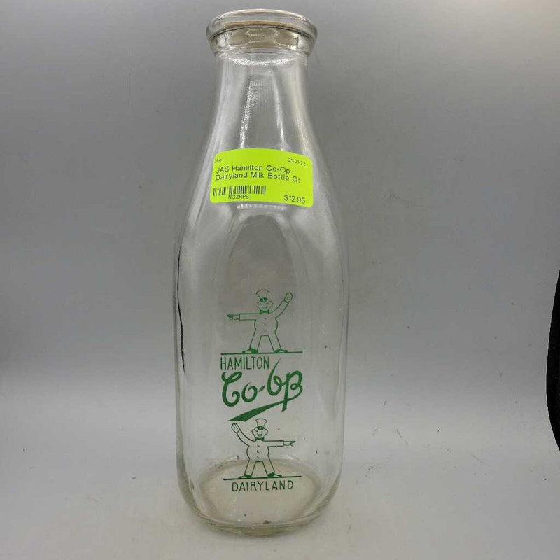 Hamilton Co-Op Dairyland Milk Bottle