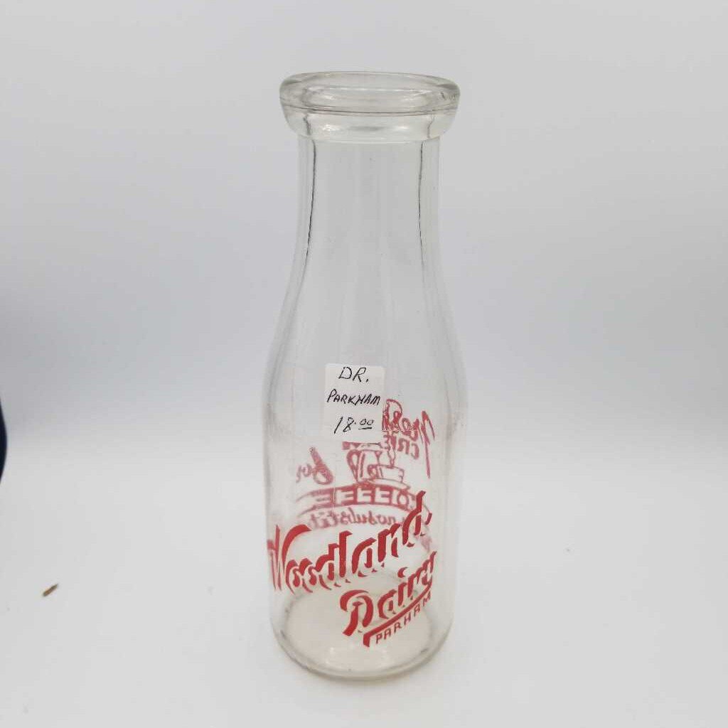 Woodland Dairy Parham Milk Bottle